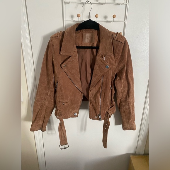 Blank NYC Genuine Suede Moto Jacket - Picture 3 of 8